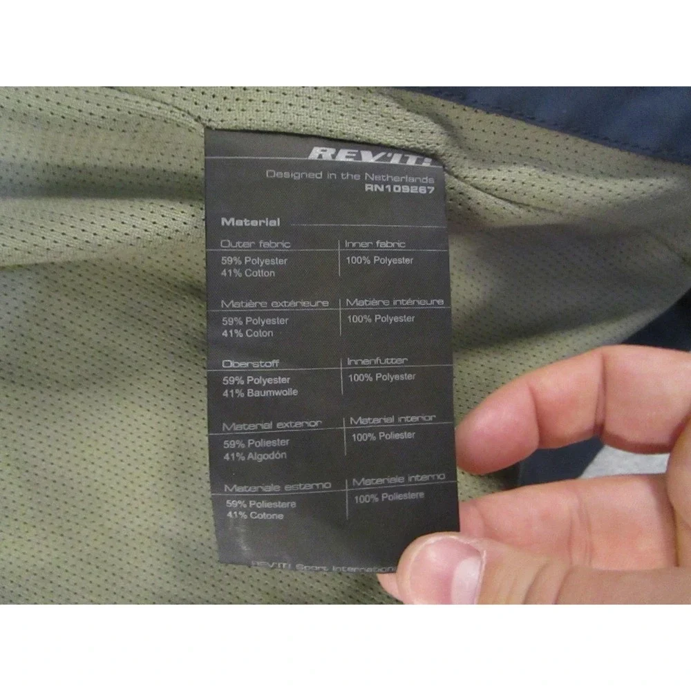 REVIT Jacket Mens‎ Small Blue Hillcrest Motorcycle Urban Protective